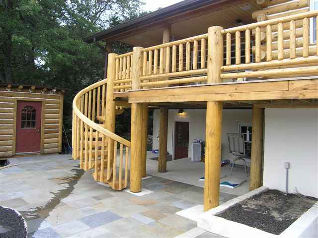 Exterior Spiral With Railings | Spiral Staircase