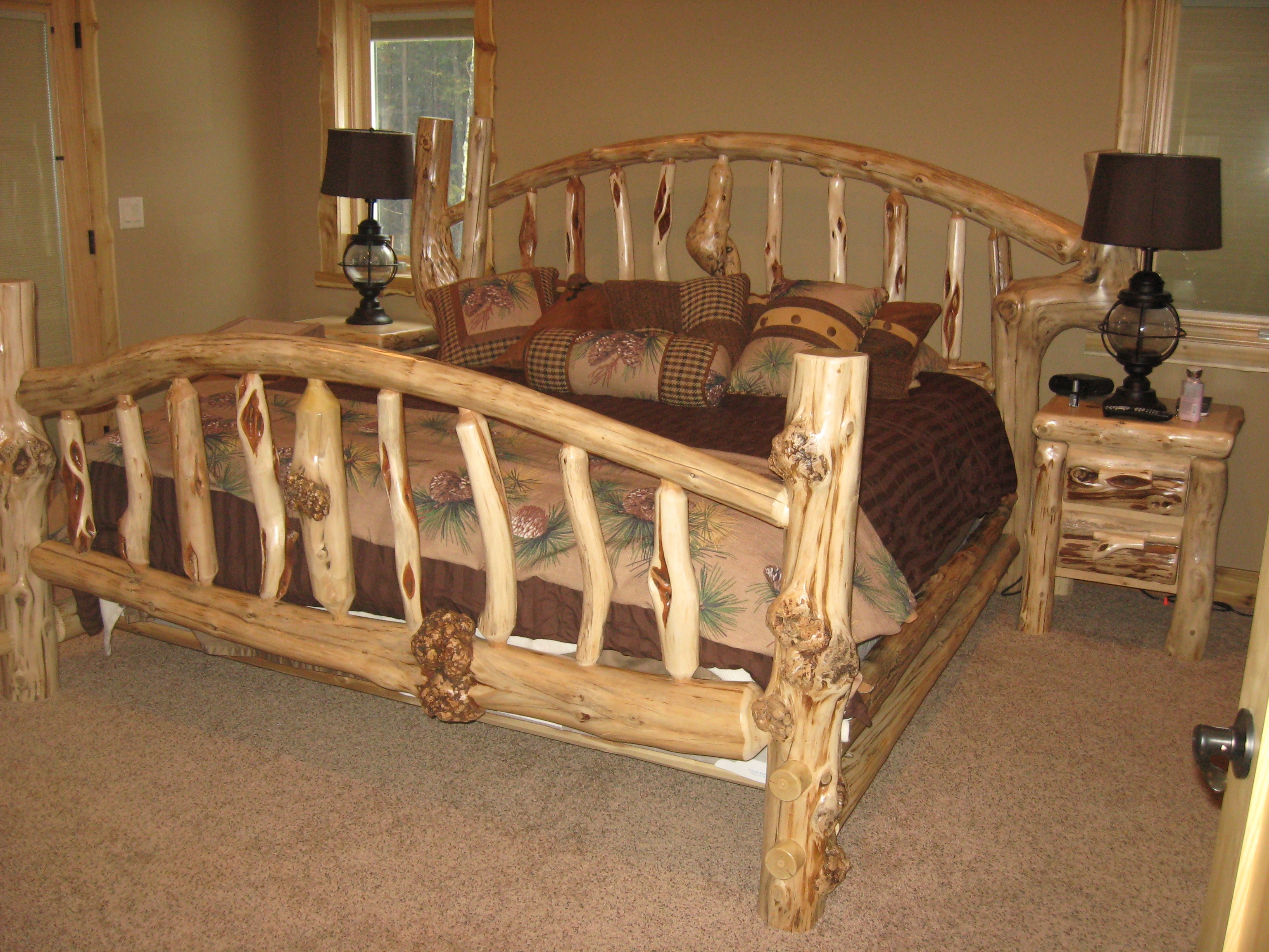 Custom log bed