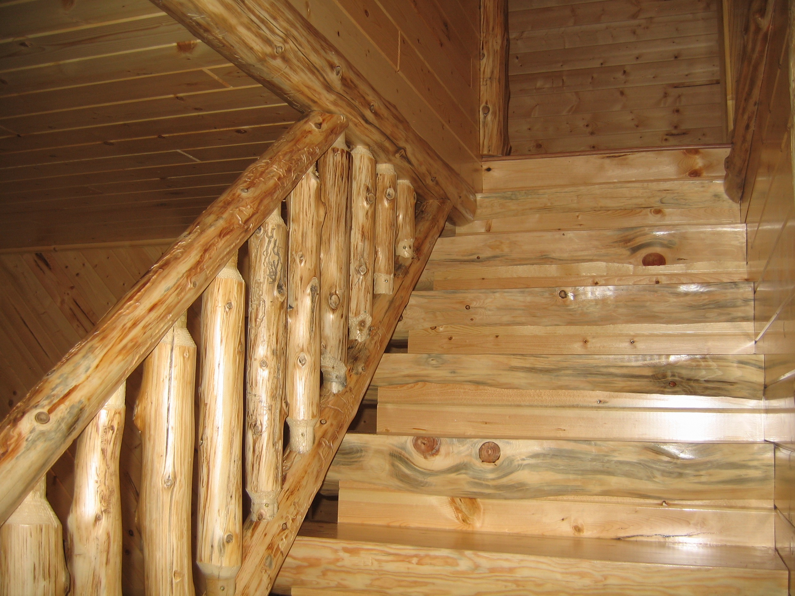 wooden stairs | Wood Stair Railings